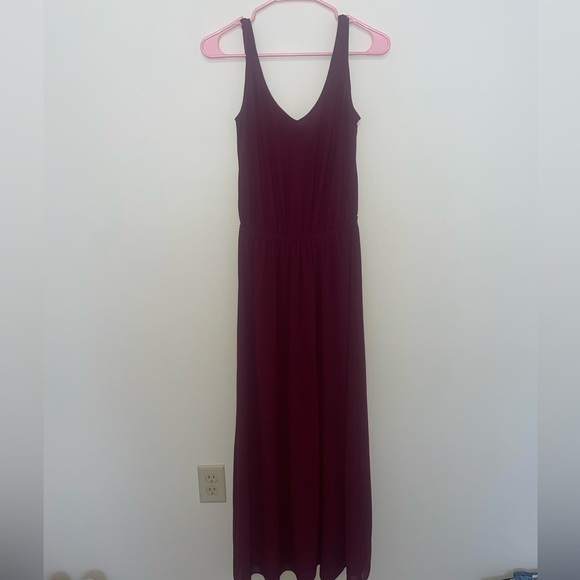Show Me Your Mumu Maroon Kendall Maxi Dress Size Small - Picture 3 of 6